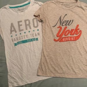 Lot of 2 Aero shirts